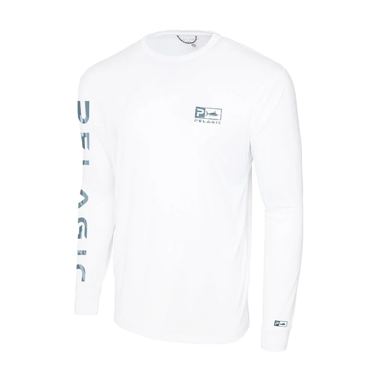 Maillot anti-UV Pelagic Aquatek Wahoo Icon UPF 50+
