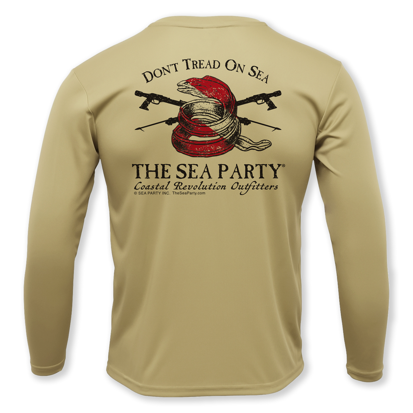 Diver Eel Logo LS Performance Crew