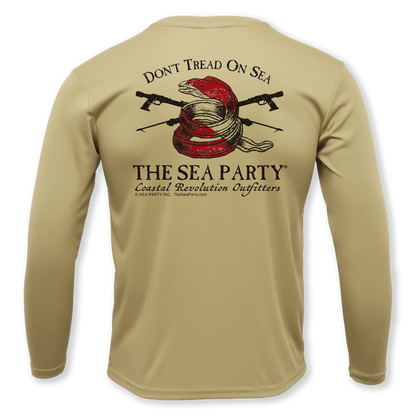 Diver Eel Logo LS Performance Crew