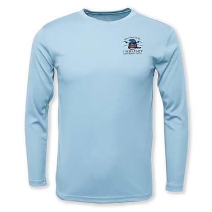 American Eel Logo LS Performance Crew